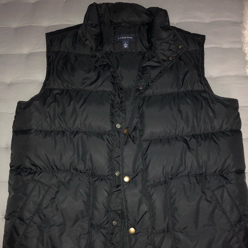 Men’s Lands End Down Puffer Vest